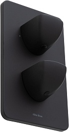 Allen Brau Смеситель для ванны Infinity 5.21216-31 (с внутренней частью, 2 выхода) черный матовый – фотография-2